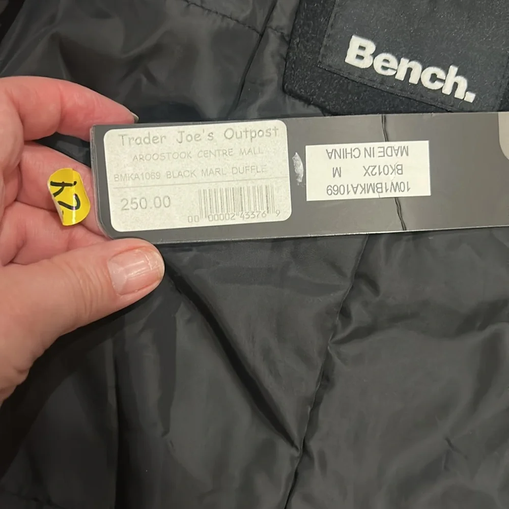 Bench Charcoal Hooded Toggle Jacket